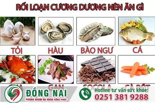 Bị rối loạn cương dương nên ăn gì?